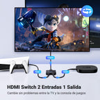 UGREEN Switch HDMI 2.0 4K 60Hz 2 Inputs 1 Output Commutator Bidirectional