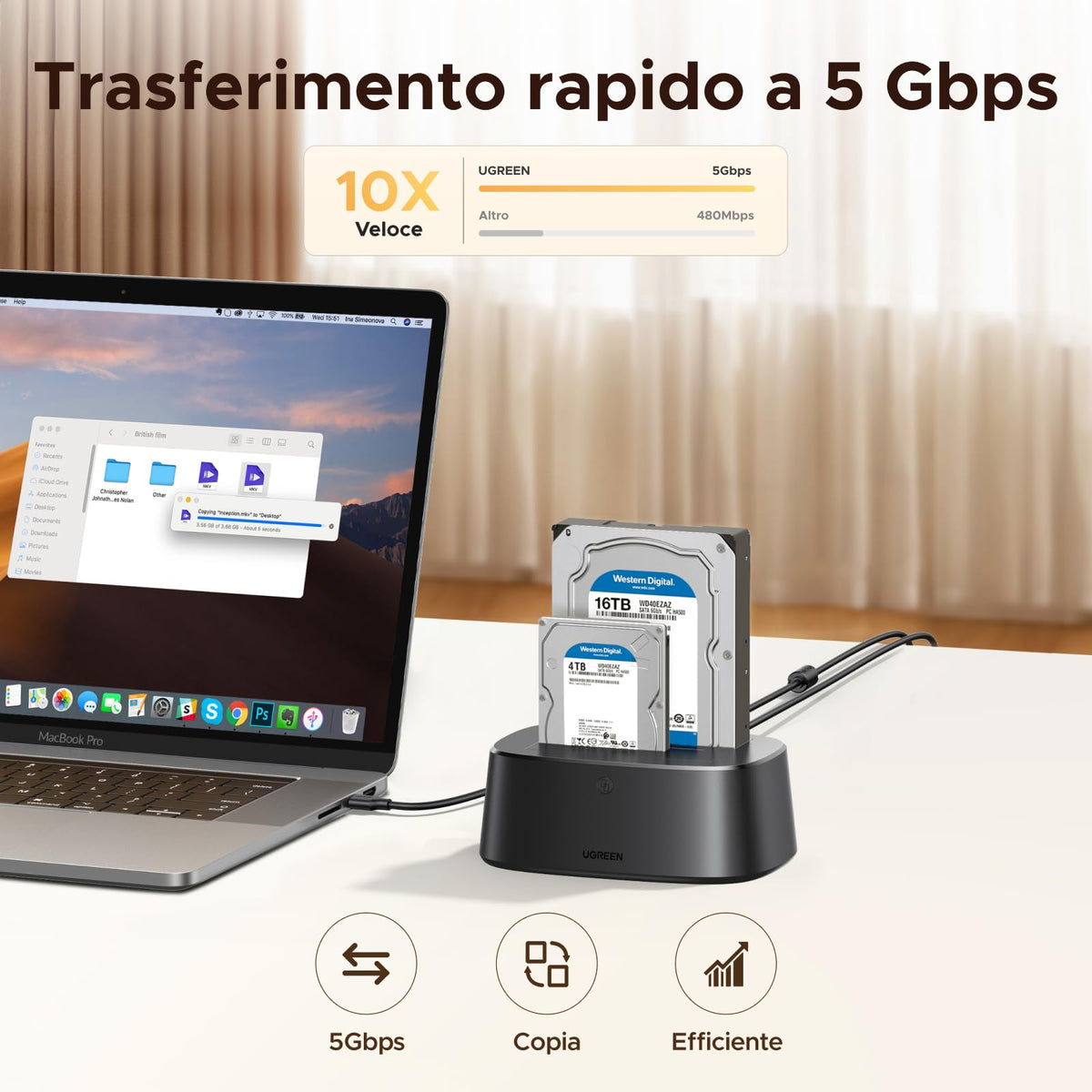 UGREEN Docking Station for Hard Disk Docking Station