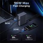 UGREEN 13-in-1 Thunderbolt 4 Docking Station, Dual 4K@60Hz, 3xTBT4, 40Gbps | Signle 8K@30Hz, 180W Total Power, 96W Host Charging, 3xUSB A, 2xUSB-C, Gigabit Ethernet, SD/TF 3.0, 3.5mm Audio, Revodok Max