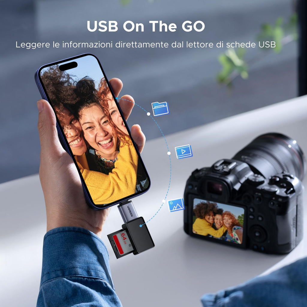 UGREEN USB C to USB A 3.2 Adapter 10 Gbs 4 Pieces OTG Type C Converter