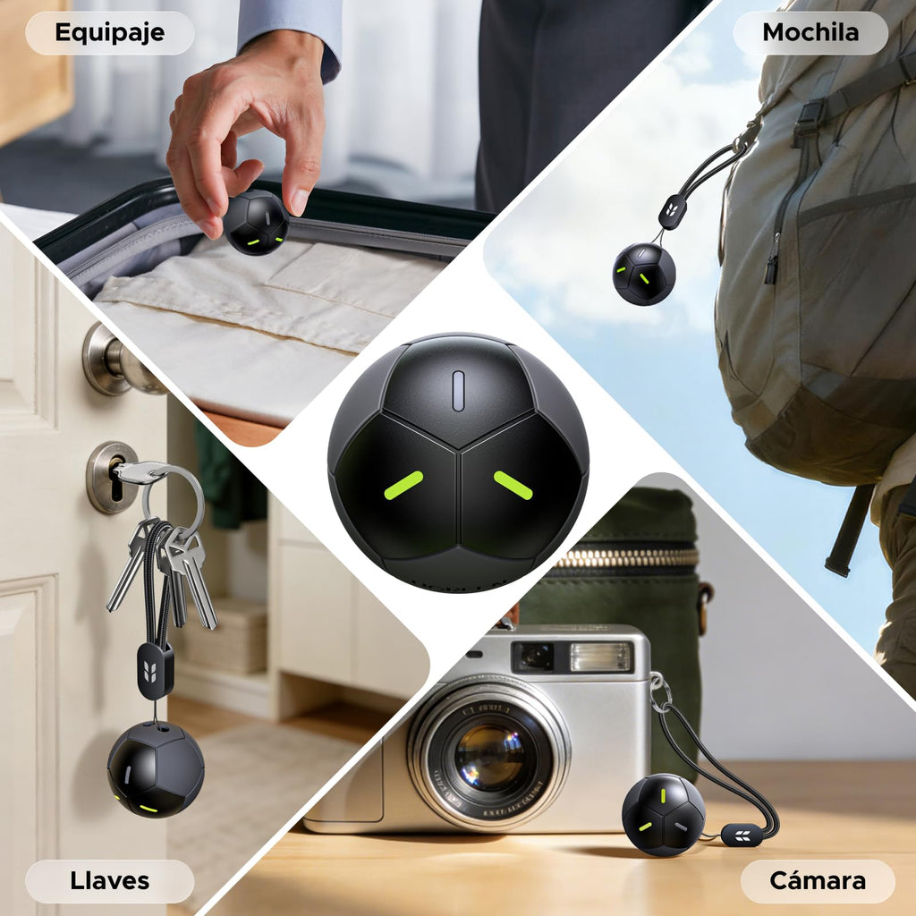 UGREEN FineTrack 2 Smart Finder Design Football Support iOS Black