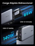 UGREEN Nexode 145W Power Bank 25000mAh External Battery USB C PD3.1 140W | Fast Charging, 3 Ports 2C1A, ThermalGuard Portable Charger PC, LED, Compatible with iPhone 17 16 15 Galaxy S26 iPad MacBook