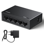 UGREEN Ethernet Network Switch 5 Ports Speed 10/100/1000 Mbps