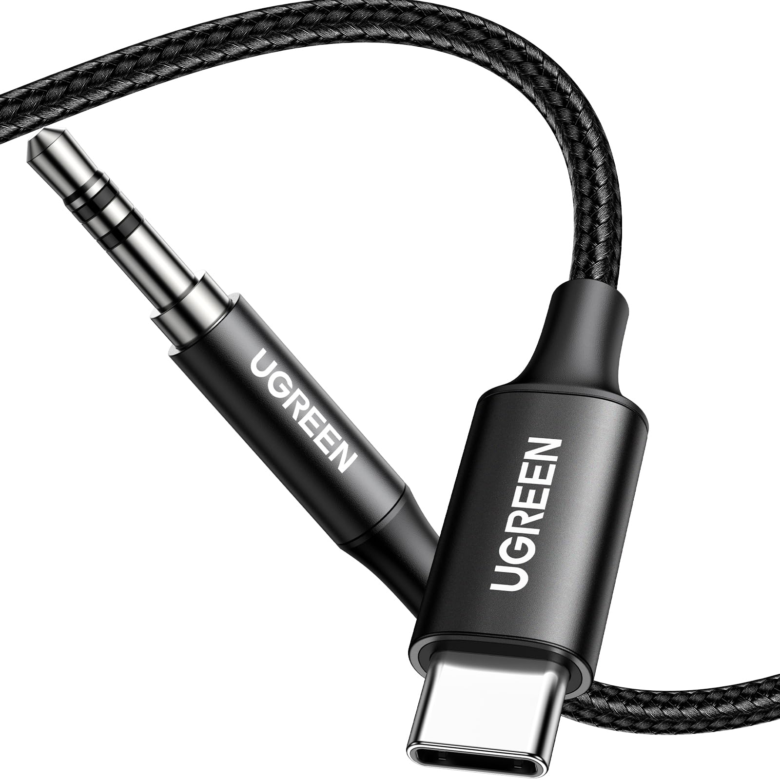 UGREEN USB C to 0.3 cm Jack Cable with DAC Chip 1M Aux Type C to