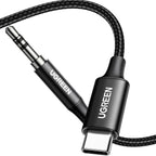 UGREEN USB C to 0.3 cm Jack Cable with DAC Chip 1M Aux Type C to 0.3 cm