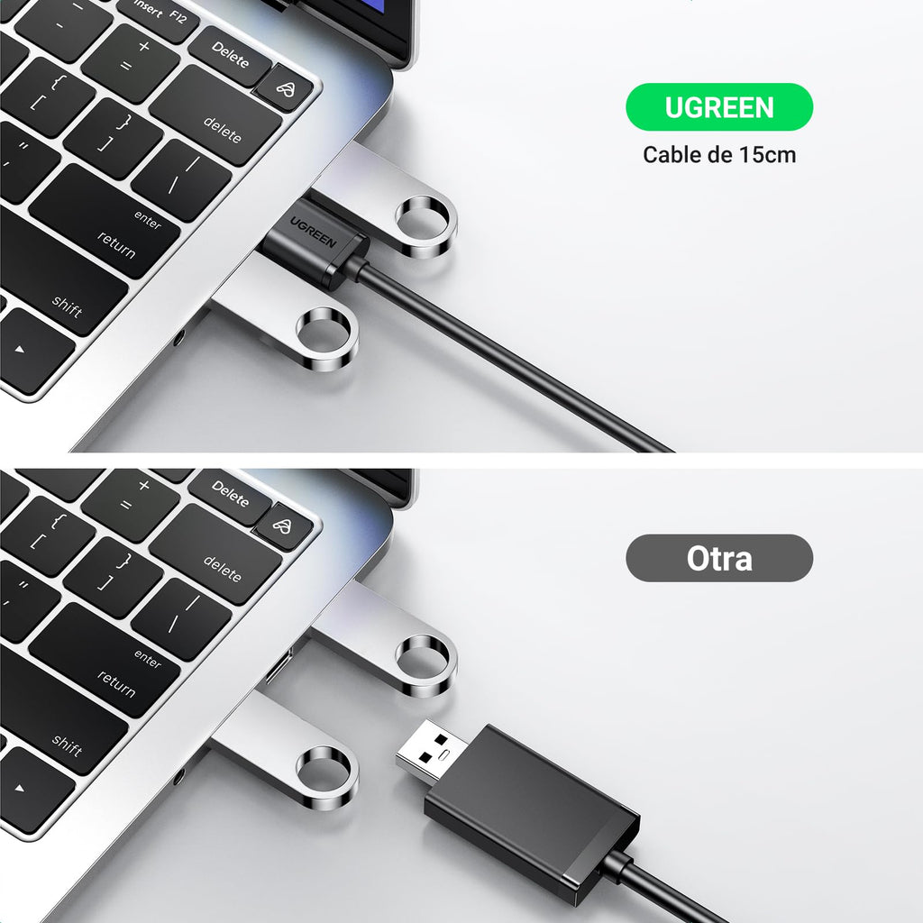 UGREEN External USB Sound Card Supports Headphones and Microphone