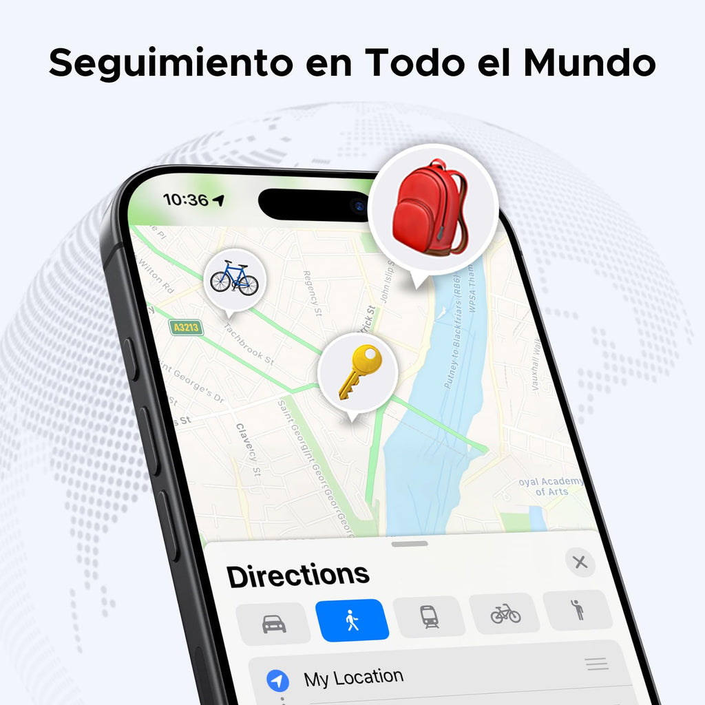 UGREEN FineTrack Smart Finder Tracker Support iOS 4 Pieces