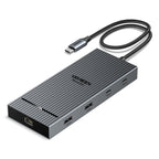 UGREEN Revodok Pro 2102 USB C Hub 10 in 1 Docking Station Dual Display | Dual HDMI 4K60Hz, 10Gbps, 2A2C, Gigabit RJ45, 100W PD Charging, SD TF Reader, Compatible with MacBook Air Pro M4 M3 M2 M1