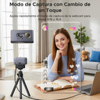 UGREEN FineCam 4K Webcam 30FPS Camera USB A C Focus Auto Tripod Metallic