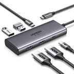 UGREEN Revodok 206 USB C Hub 6 in 1 Docking Station Dual Display