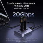 UGREEN M.2 NVMe 20Gbps USB 3.2 Gen 2 Docking Station