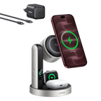 UGREEN MagFlow Pro Magnetic Wireless Charging Stand (3-in-1, Qi2 25W)