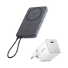 UGREEN MagFlow Air Power Bank & Nexode Air Charger Bundle (5,000mAh / 10,000mAh, Qi2 15W, 65W GaN)