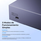 UGREEN 10 Gigabit Ethernet Switch Ports with 8 PoE + 2 Gigabit-Uplink 60W
