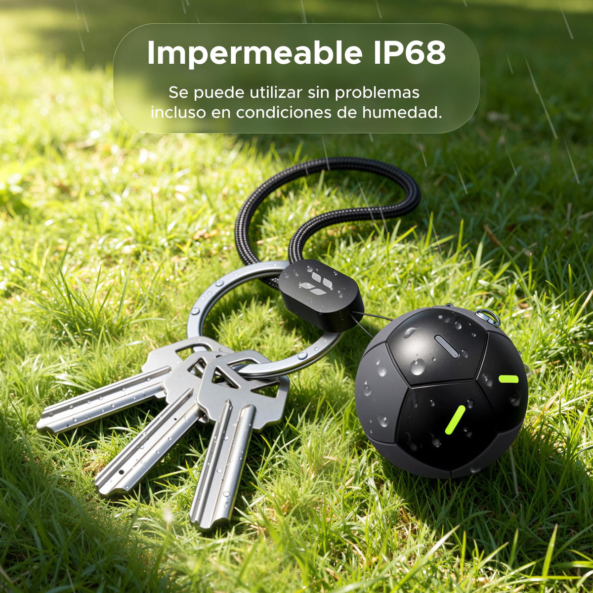 UGREEN FineTrack 2 Smart Finder Design Football Support iOS Black