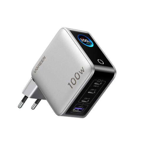 UGREEN Nexode Pro Smart Display Charger (100W, 4-Port, GaN)