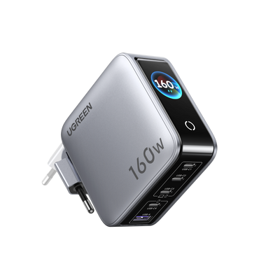UGREEN Nexode Pro Smart Display Charger (160W, 5-Port, GaN)