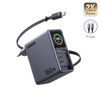 UGREEN Nexode Pro Smart Display Charger (160W, 4-Port, GaN, Retractable Cable, App Control)