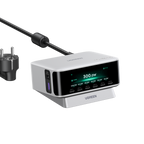 UGREEN Nexode Pro Smart Display Desktop Charger (300W, 8-Port, GaN, 5 Charging Modes)