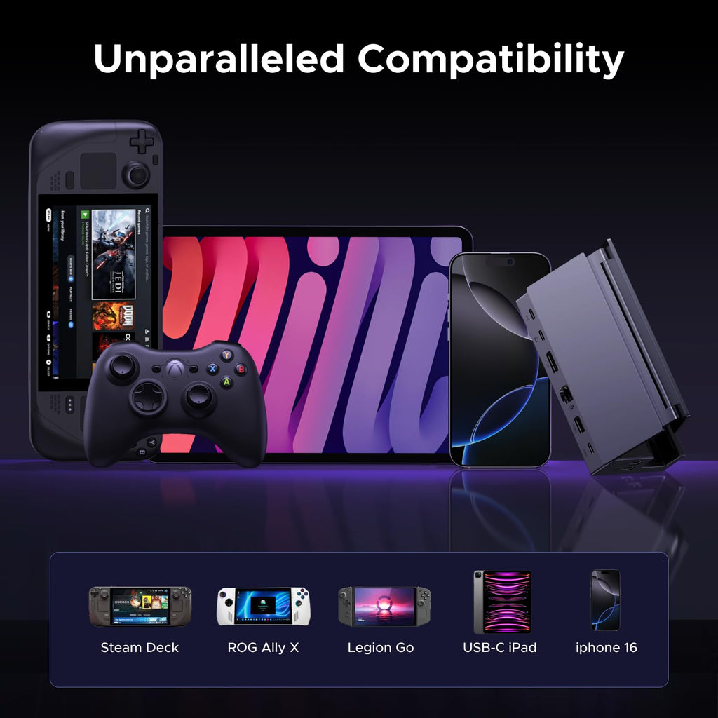 GREEN Steam Deck Docking Station (9 - Port, 4K@120Hz, 100W) - UGREEN EU