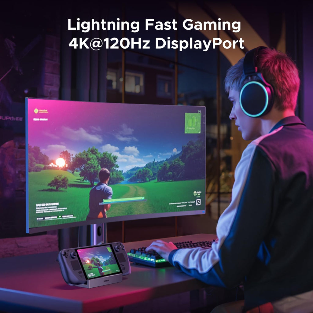 GREEN Steam Deck Docking Station (9 - Port, 4K@120Hz, 100W) - UGREEN EU