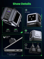 Nexode RG 65W GaN Charger (Black) - UGREEN