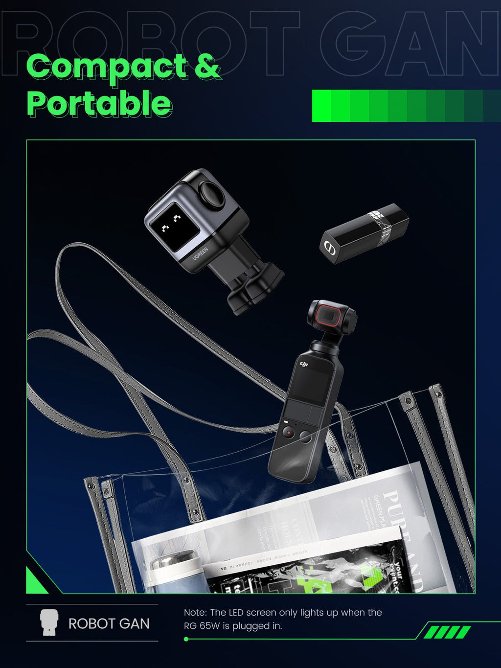 Nexode RG 65W GaN Charger (Black) - UGREEN