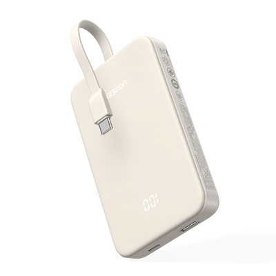 UGREEN Power Bank with Integrated USB-C Cable (10000mAh, 20W PD)