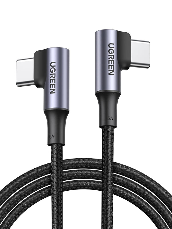 UGREEN 100W 90 - Degree USB C to USB C Cable, 10FT - UGREEN EU