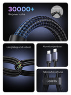 UGREEN 100W USB - C Cable PD 3.0 with E - Marker Chip - UGREEN EU