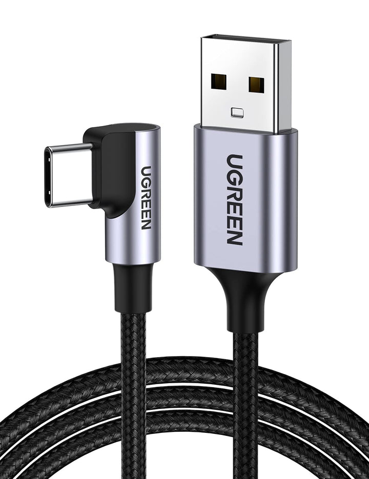 UGREEN 10FT Right Angle USB C Cable, 90 Degree USB A to USB C Cord, - UGREEN EU