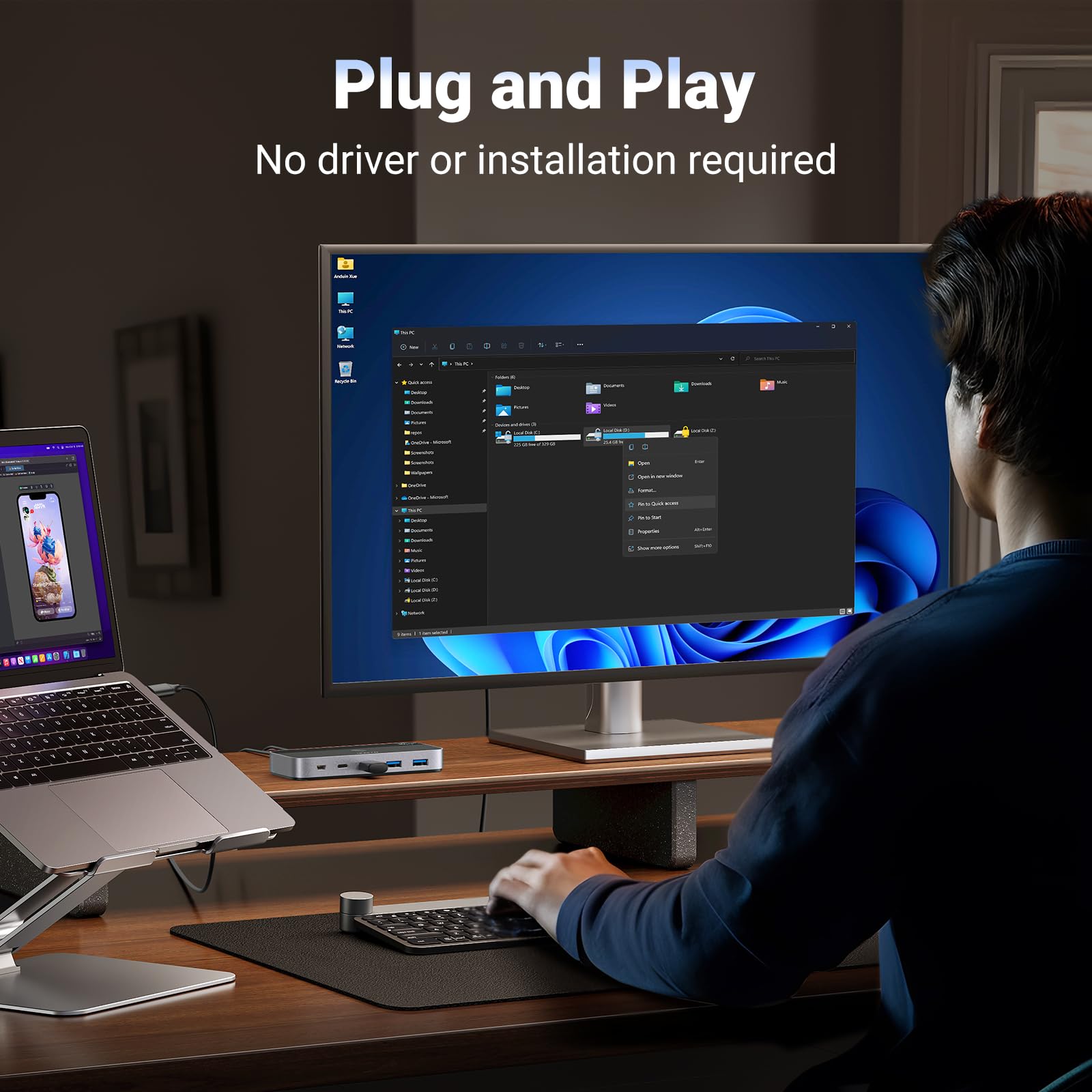 UGREEN 10Gbps USB C Switch 2 Computers Share 4 USB 3.2 Ports | UGREEN EU