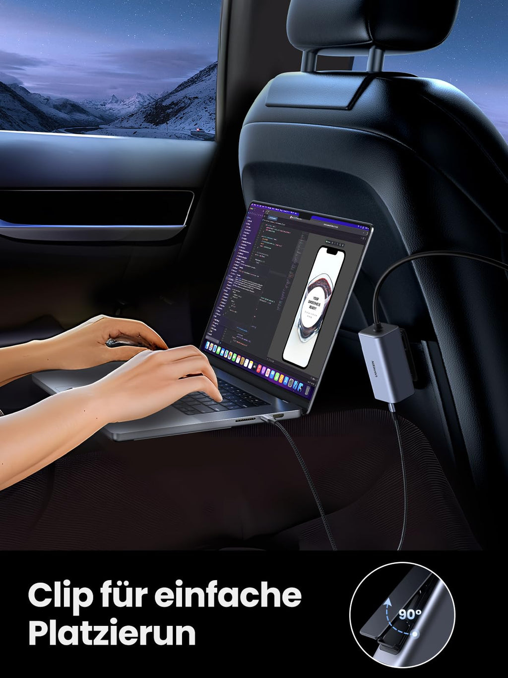 UGREEN 130W 4 - Port GaN Car Charger - UGREEN EU