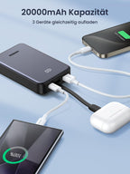 UGREEN 20000mAh 22.5W Power Bank with USB - C Cable - UGREEN EU