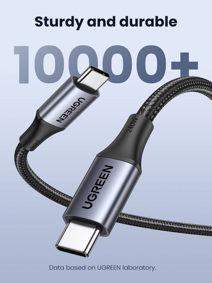 UGREEN 240W USB C to USB C Charger Cable 1M, PD 3.1 Fast Charge - UGREEN EU