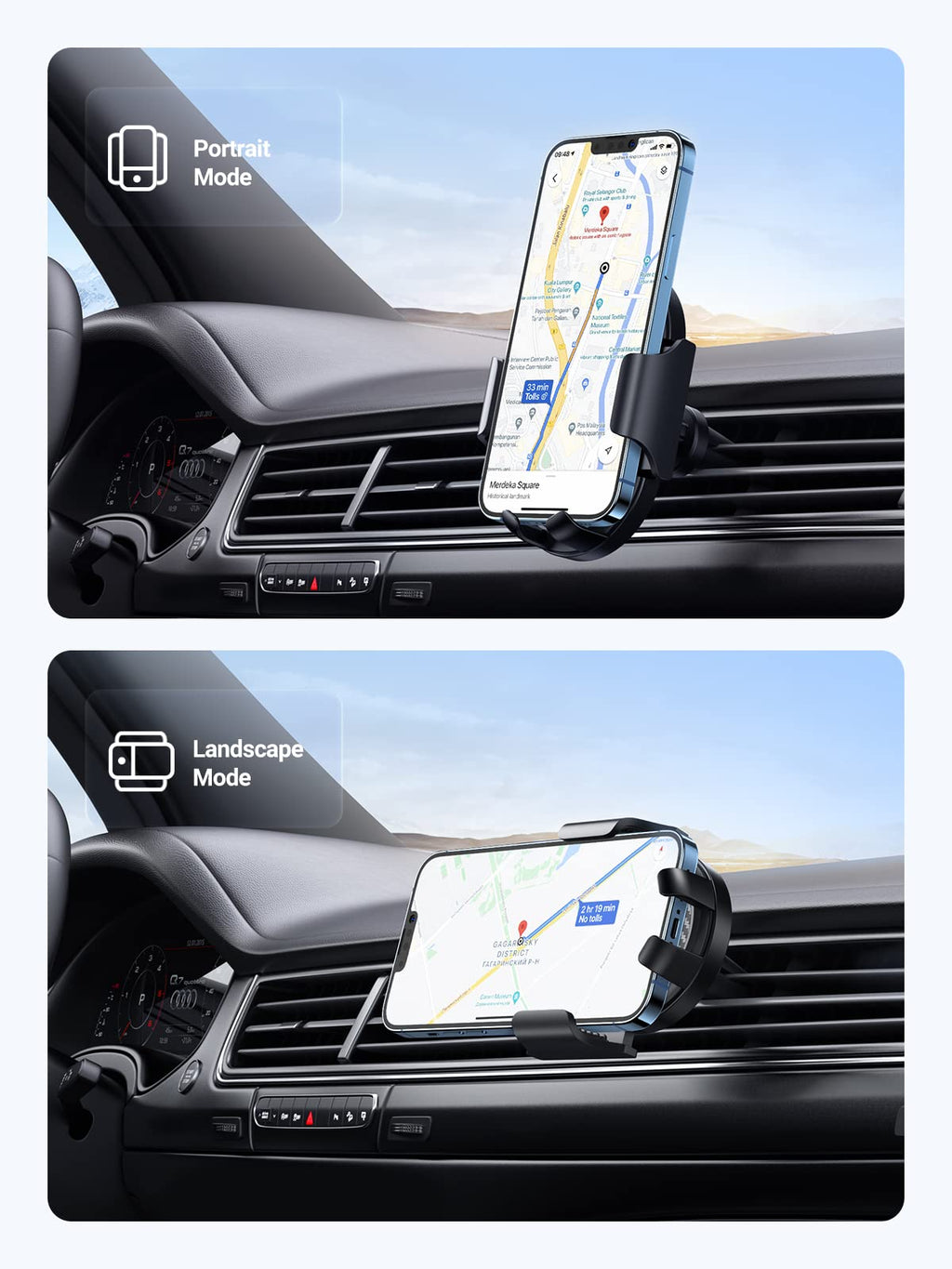 UGREEN 360° Car Phone Holder – Air Vent Mount for iPhone 14/S23 - UGREEN EU