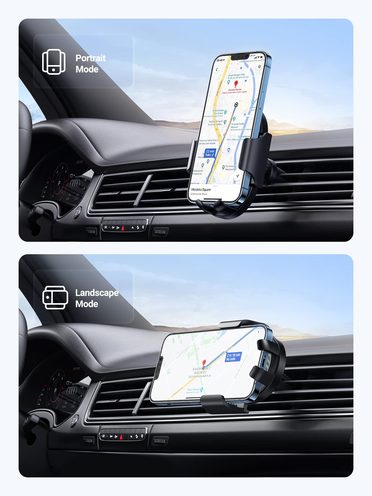 UGREEN 360° Car Phone Holder – Air Vent Mount for iPhone 14/S23 - UGREEN EU