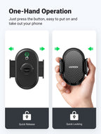 UGREEN 360° Car Phone Holder – Air Vent Mount for iPhone 14/S23 - UGREEN EU