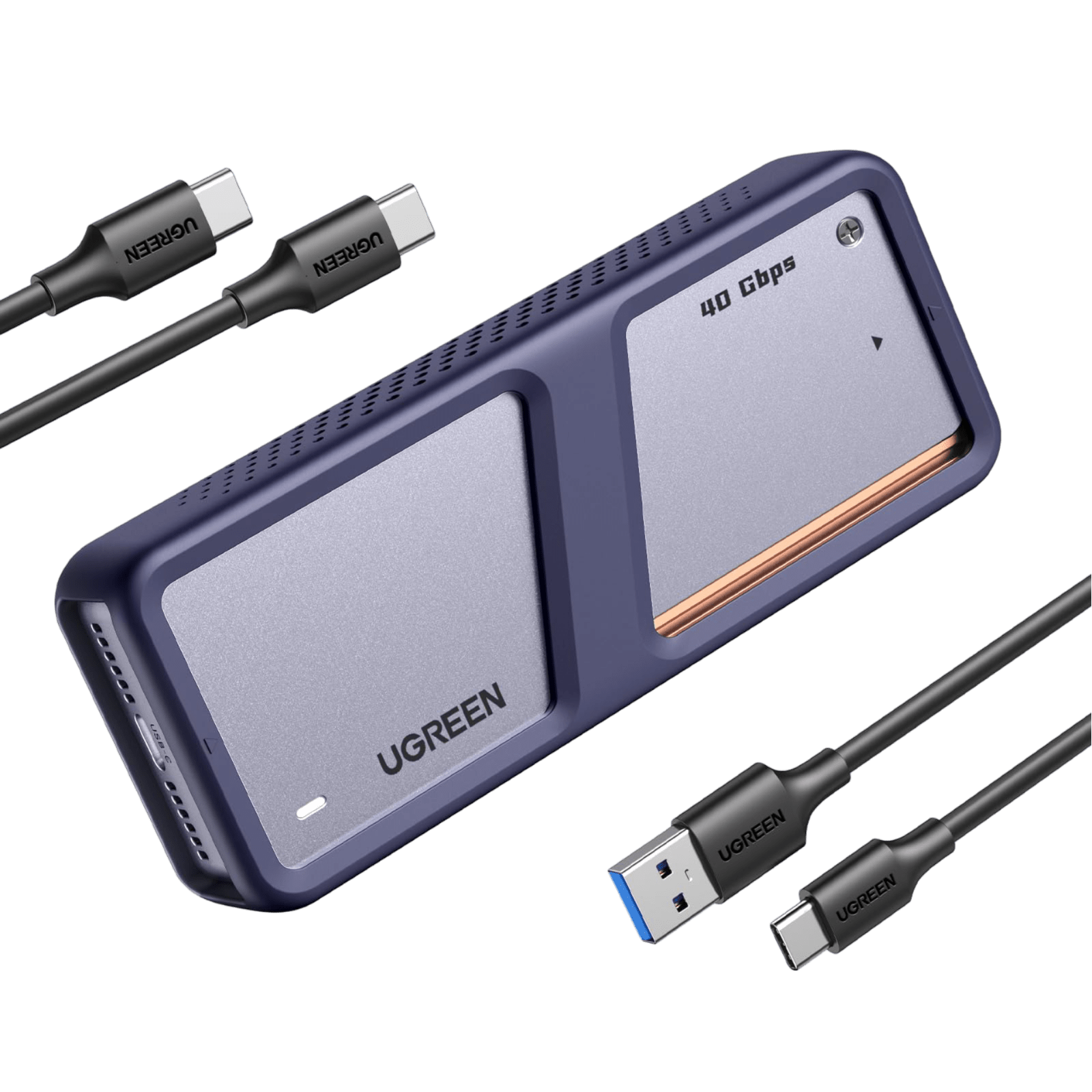 UGREEN 40Gbps M.2 NVMe Enclosure with Cooling Fan