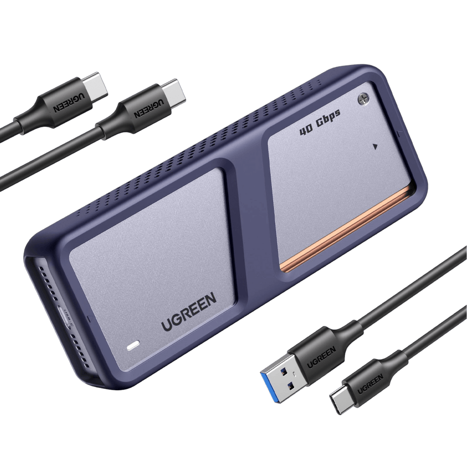 Custodia UGREEN M.2 NVMe 40Gbps con Ventola di Raffreddamento