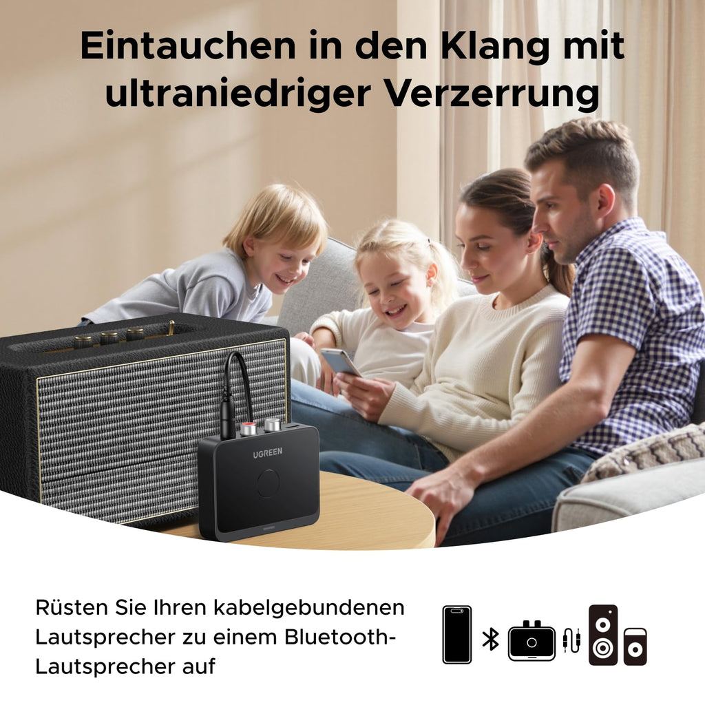 UGREEN Bluetooth 6.0 LDAC Hi - Res Audio Adapter - UGREEN EU
