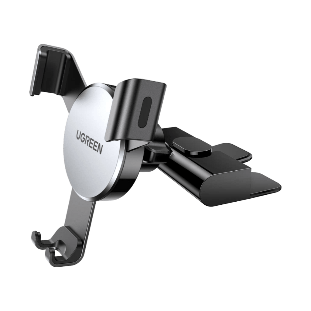UGREEN Auto Telefoonhouder – Verbeterde Ontluchterhaak, Zwaartekrachtontwerp – Compatibel Met IPhone 14 T/m Galaxy S22, Huawei P30 – 360° Draaibaar – Voor Horizontale Ventilatieopeningen