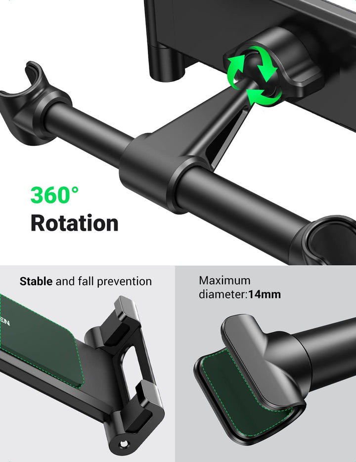 UGREEN Car Tablet & Phone Holder for Back Seat - UGREEN EU