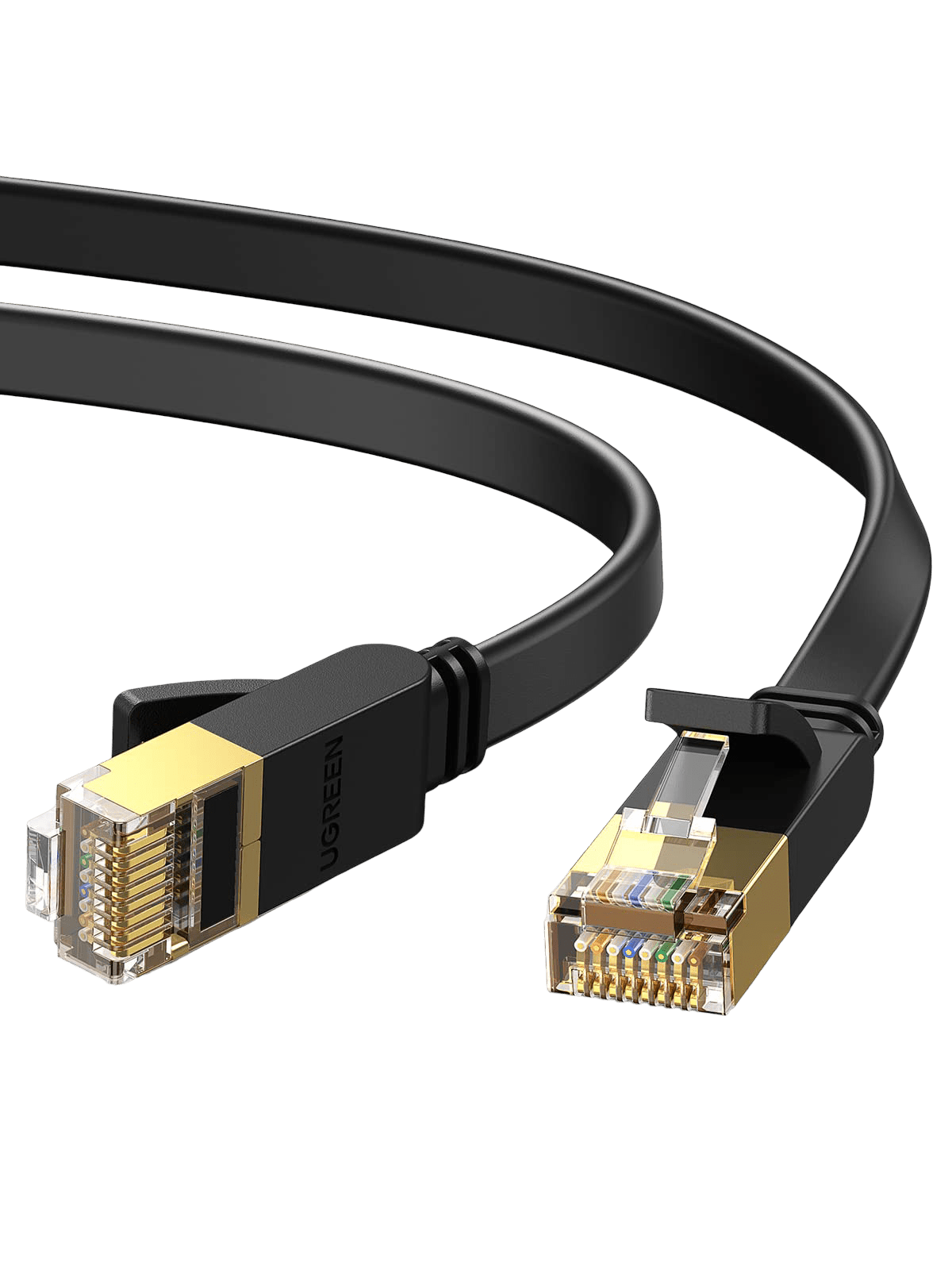 UGREEN Ethernet Cable 1M, Cat 7 Flat High - Speed 10Gbps 600MHz RJ45 LAN - UGREEN EU