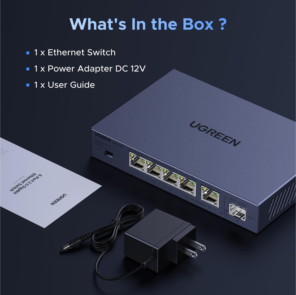 UGREEN Ethernet Switch (6 - Port) - UGREEN EU