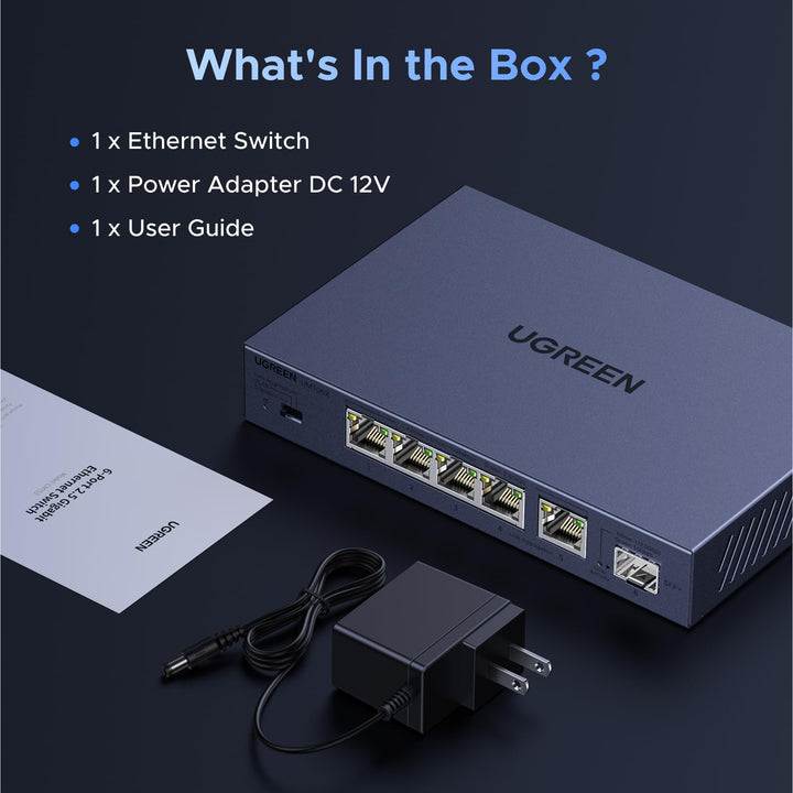 UGREEN Ethernet Switch (6 - Port) - UGREEN EU