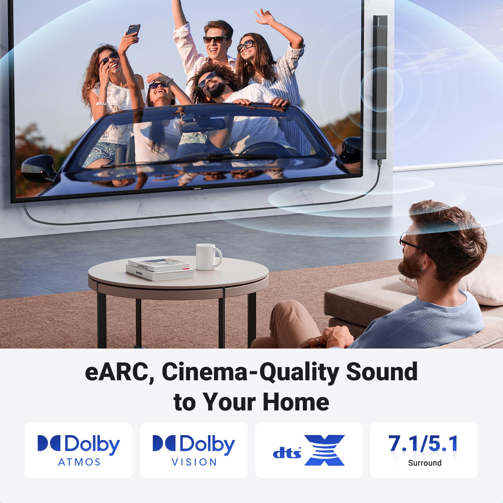 UGREEN HDMI 2.1 Cable (48Gbps, 8K@60Hz, 4K@240Hz, eARC, HDR) - UGREEN EU