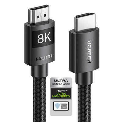 UGREEN HDMI 2.1 Cable (48Gbps, 8K@60Hz, 4K@240Hz, eARC, HDR)