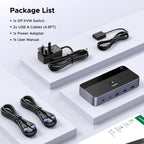 UGREEN KVM Switch (2 Computers, 2 Monitors, 8K@60Hz) - UGREEN EU