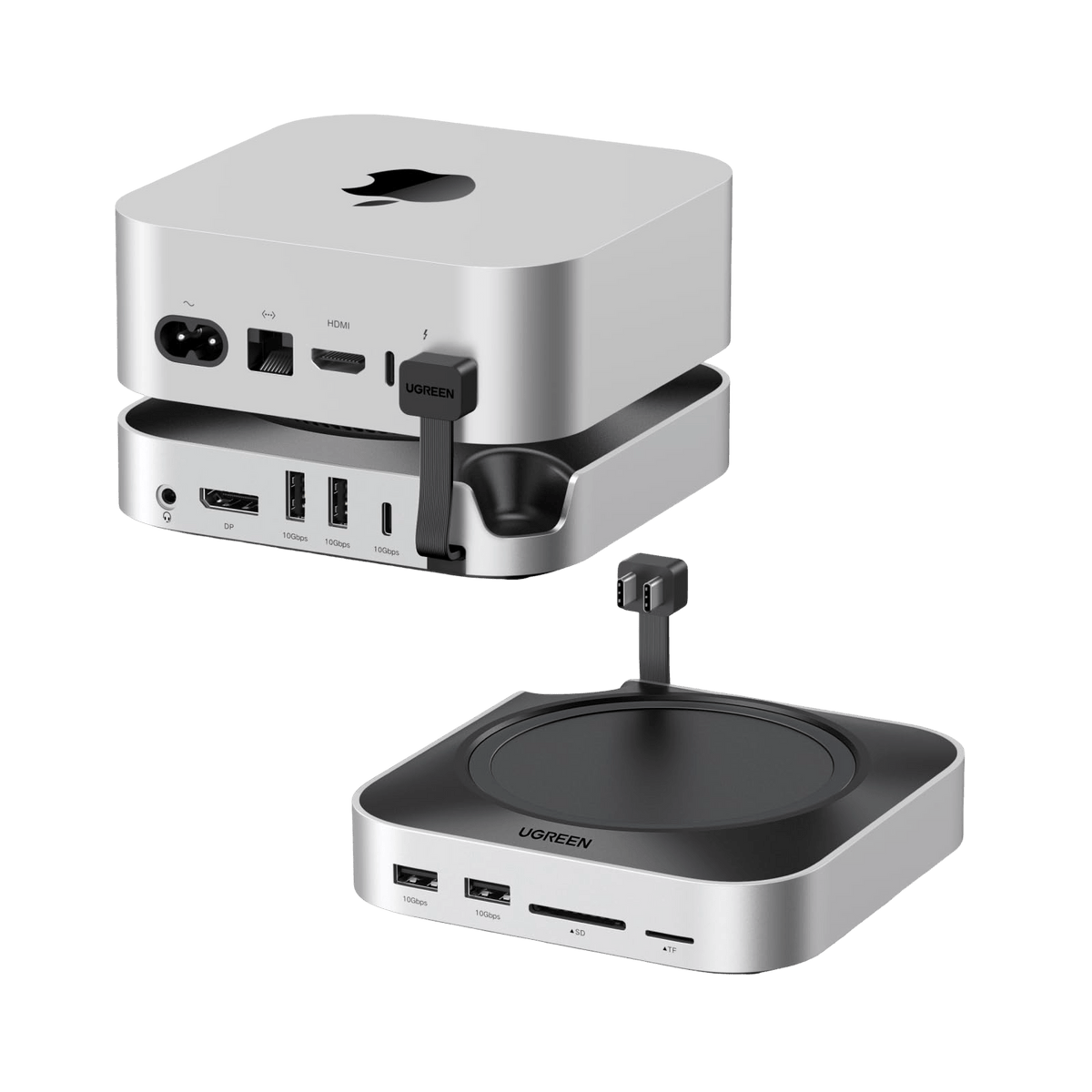 UGREEN Mac Mini M4 Docking Station (10-Port, 8K@120Hz, 8TB)